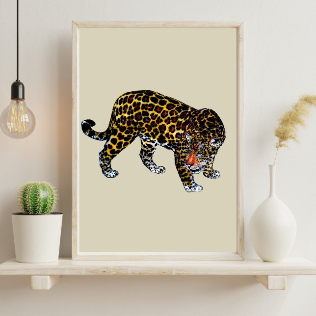 Tigre Graffiti vilda djur Poster (Skapare uppladdad)