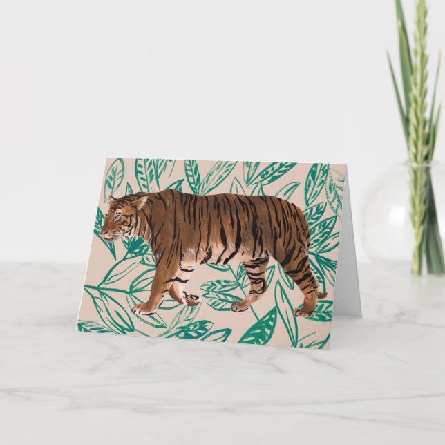 Tigre Siberie Kort (Framsida)