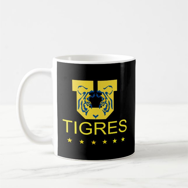 Tigres Team Futbol Soccer Uanl Monterrey Kaffemugg (Vänster)