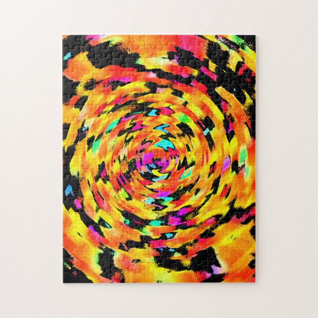 Tigress Abstrakt Pussel (Vertikal)