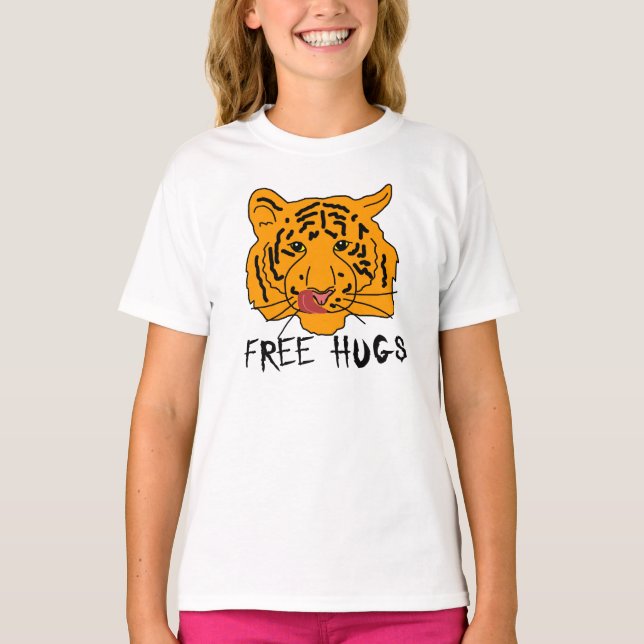 Tigress - Free Hugs Tröja (Framsida)