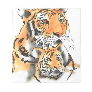 Tigress och Unge Anteckningsblock