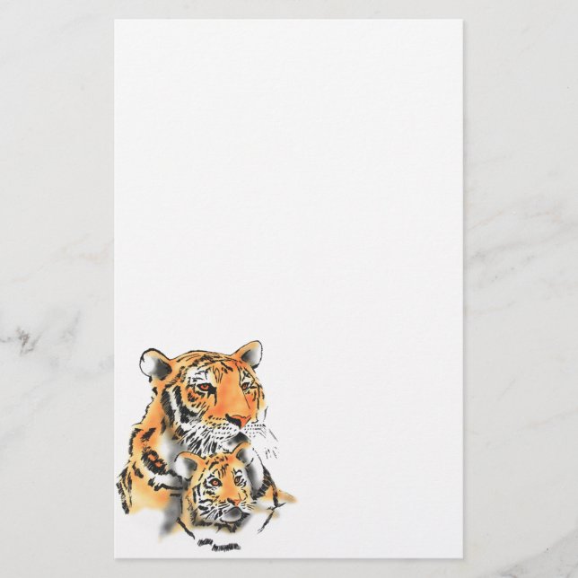 Tigress och Unge Brevpapper (Framsida)