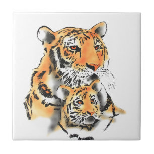 Tigress och Unge Kakelplatta