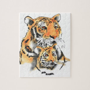 Tigress och Unge Pussel