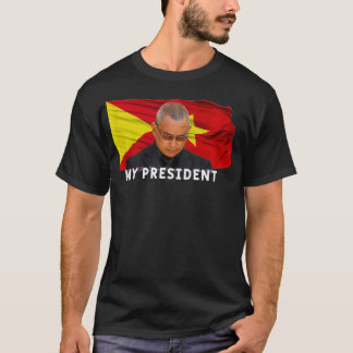 Tigry flagga min president Debretsion I kärlek Tig T Shirt