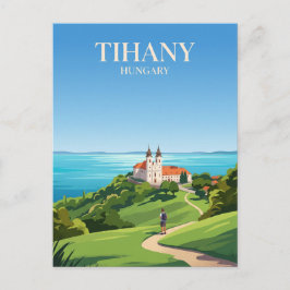 Tihany kloster Ungern Vykort