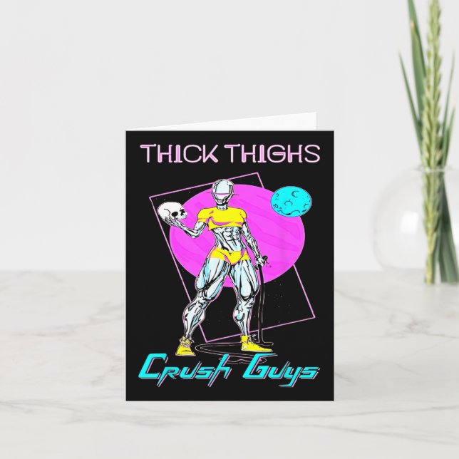 Tiick Thighs Crush KillWeightlift Bodybuilding din Kort (Framsida)