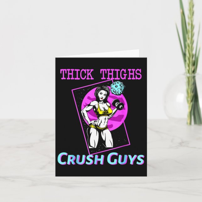 Tiick Thighs Crush KillWeightlift Bodybuilding din Kort (Framsida)