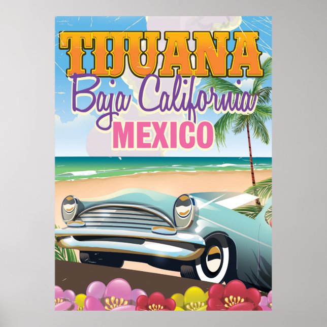 Tijuana Baja California-reseaffisch Poster (Framsidan)