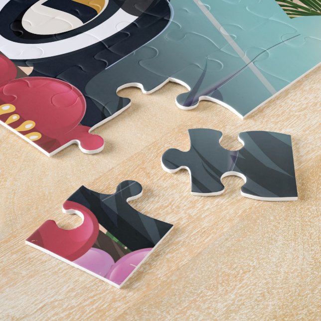 Tijuana Baja California-reseaffisch Pussel (Sidan)