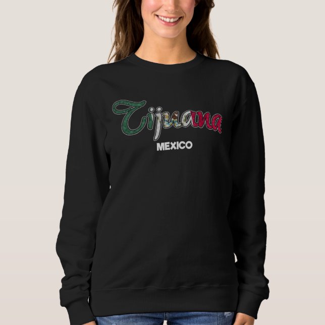 Tijuana City Flagga Mexican T Shirt (Framsida)