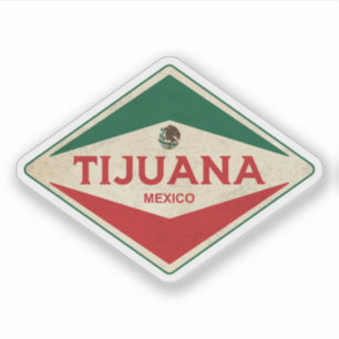 Tijuana Mexico Vintage Klistermärken