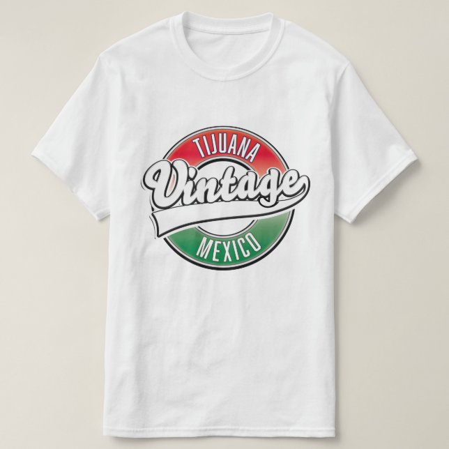 Tijuana mexiko vintage logotyp. t shirt (Design framsida)