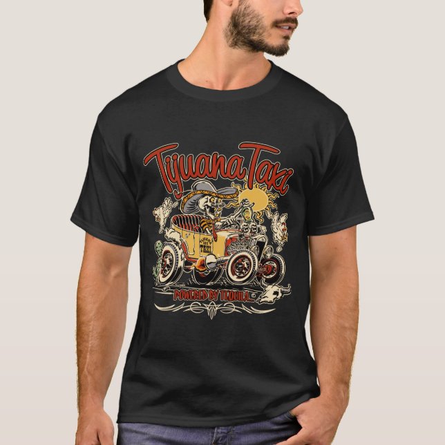 Tijuana Taxi - Bilburk T Shirt (Framsida)