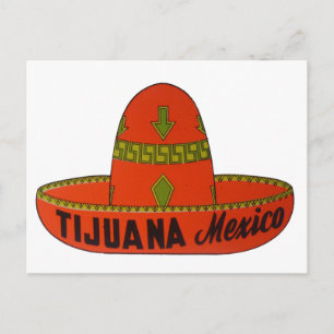Tijuana Travel Sticker Vykort