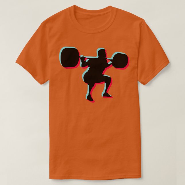 Tik Tok Powerlift T Shirt (Design framsida)