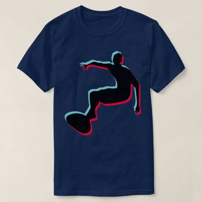 Tik Tok Surfing T Shirt (Design framsida)
