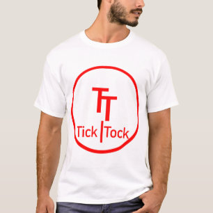 Tik Tok TikTok Tick Tock Clock Watch Alarm Time T Shirt