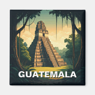 Tikal Guatemala Travel Magnet