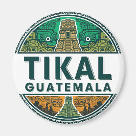 Tikal Guatemala Travel Magnet
