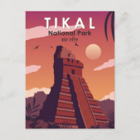 Tikal National Park Guatemala Vintage