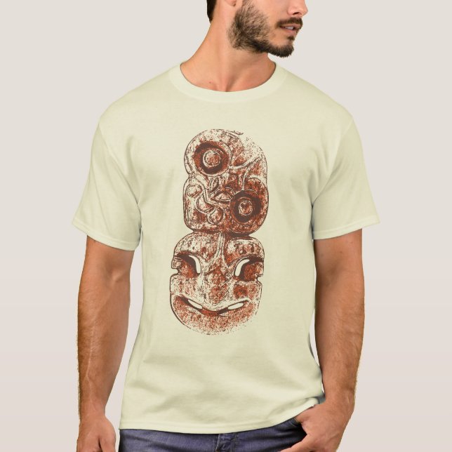 Tiki 1 T-tröja T-shirt (Framsida)