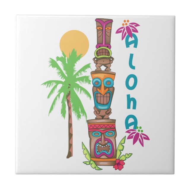 Tiki Aloha Kakelplatta (Framsidan)