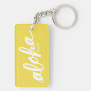 Tiki Aloha Keychain