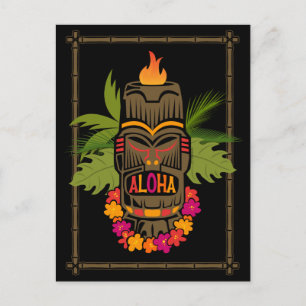 Tiki Aloha Vykort