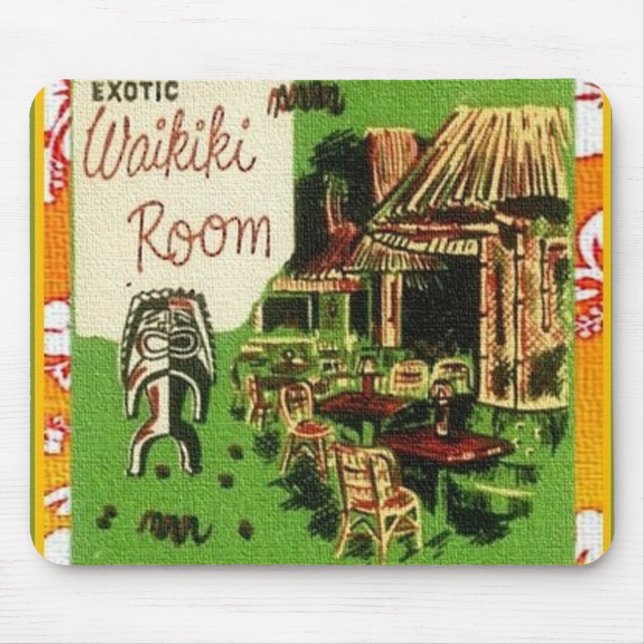 Tiki Art - Exotic Waikiki Room Musmatta (Framsidan)
