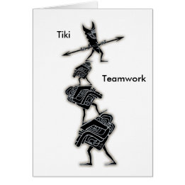Tiki Äventyr Hälsningskort