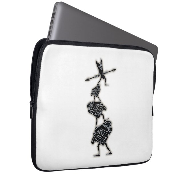 Tiki Äventyr Laptop Fodral (Framsidan Höger)