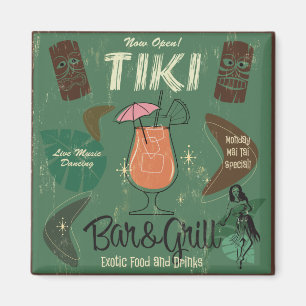Tiki Bar&Grill coctailmagnet Magnet