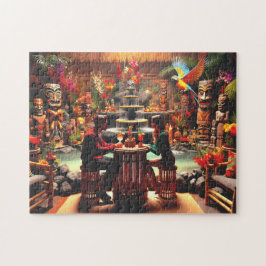 Tiki Bar Twilight Intim Jungelscen Pussel