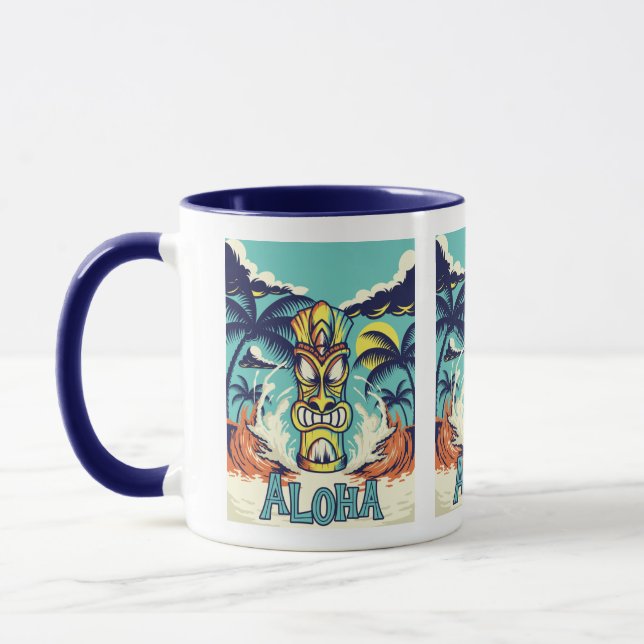 Tiki Beach Aloha  Mugg (Vänster)