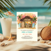 Tiki Beach Pub | Tropical Sunset Förlovningsfest