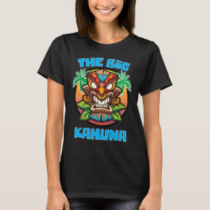 Tiki Big Kahuna Funny Hawaiian Fars dag Vacatio T Shirt