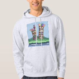 Tiki Bird Rosenknopp Hoodie