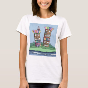 Tiki Bird Rosenknopp T-Shirt