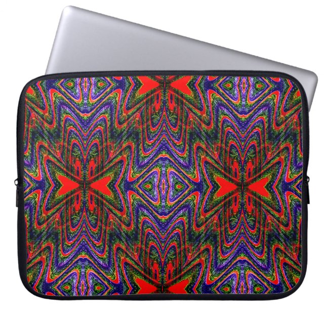 Tiki Butterfly.. Laptop Sleeve (Framsidan)