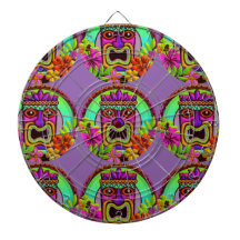 Tiki Dart Board