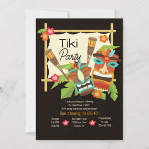 Tiki-fest Inbjudningar