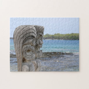 Tiki förmyndare i Kona, Hawaii Pussel