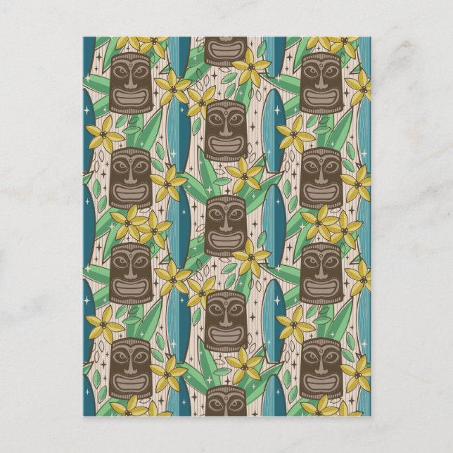 Tiki Garden Vykort (Framsida)