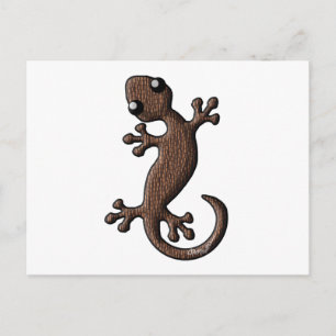 Tiki Gecko Vykort