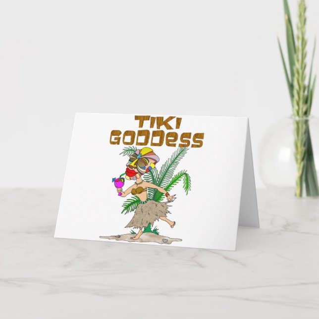 TIKI GODDESS KORT (Framsida)