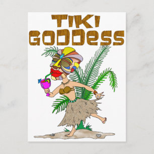 TIKI GODDESS VYKORT