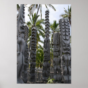 Tiki Guardians Ställe of Refuge - Skriv ut Poster