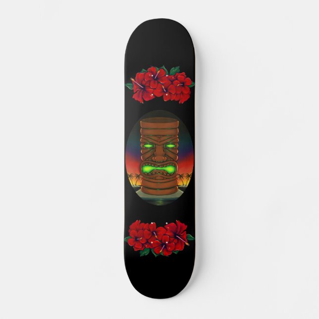 Tiki gudSkateboard Mini Skateboard Bräda 18,5 Cm (Framsida)